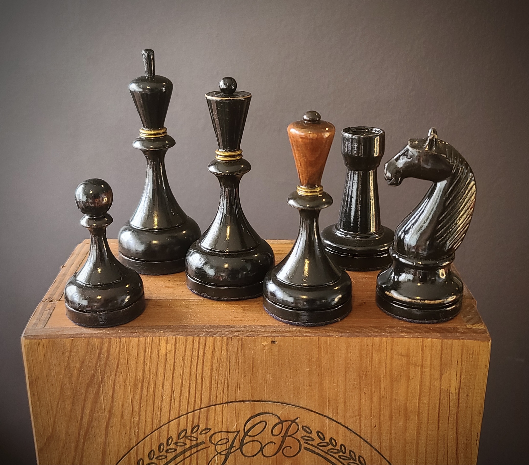 Soviet chess set Botvinnik-Flohr II 30s vintage in -  Portugal