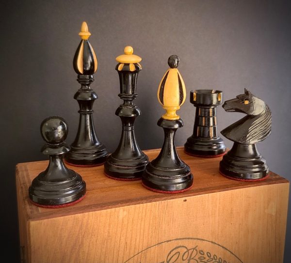 Black The Czechs chess pieces