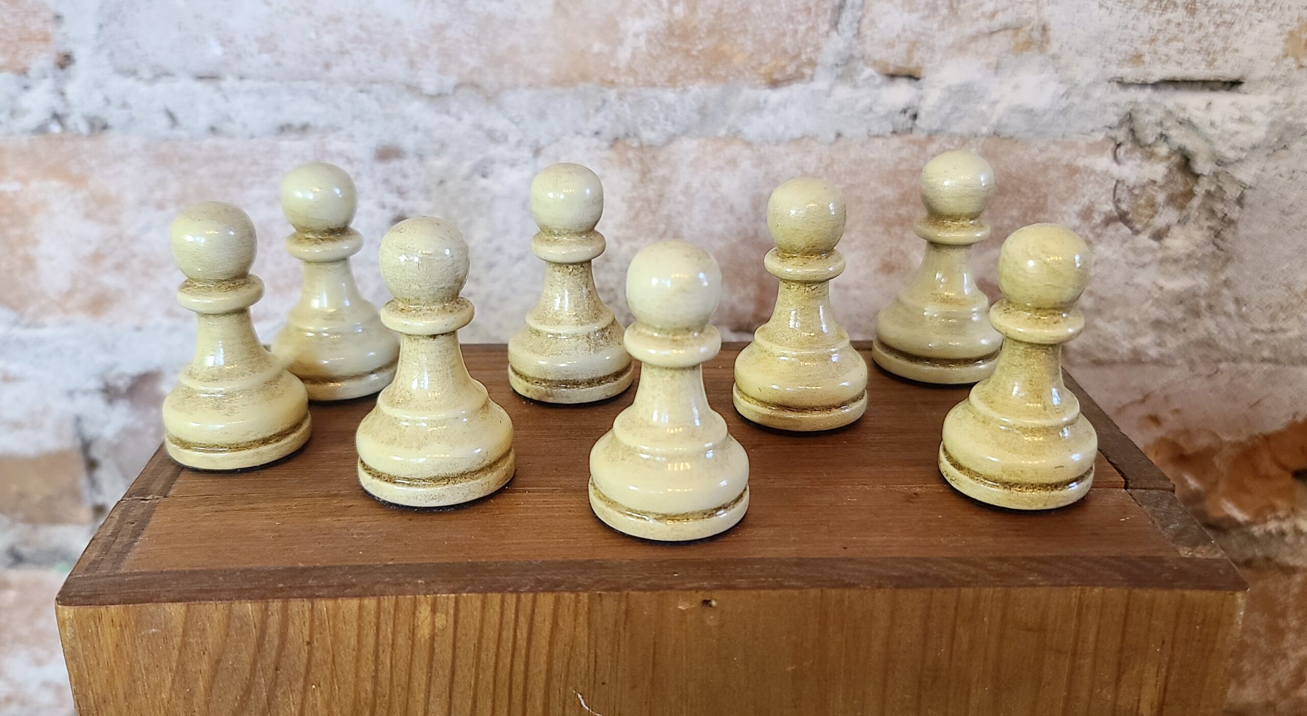Mikhail Tal Soviet Grandmaster Vintage Antique Chess Set 