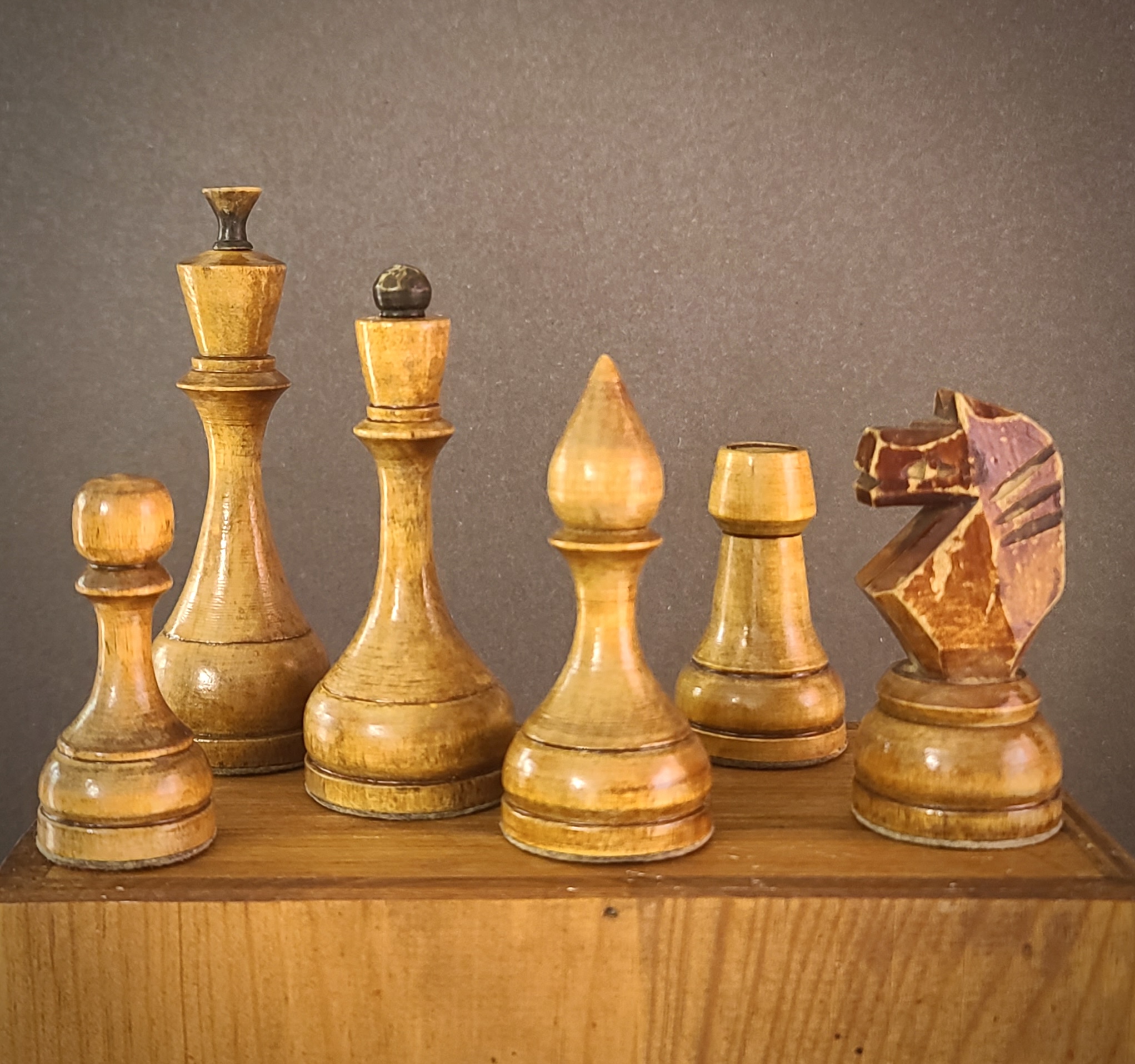 Brutalis (The Beasts); Soviet GM1 Chess Set, c.1960